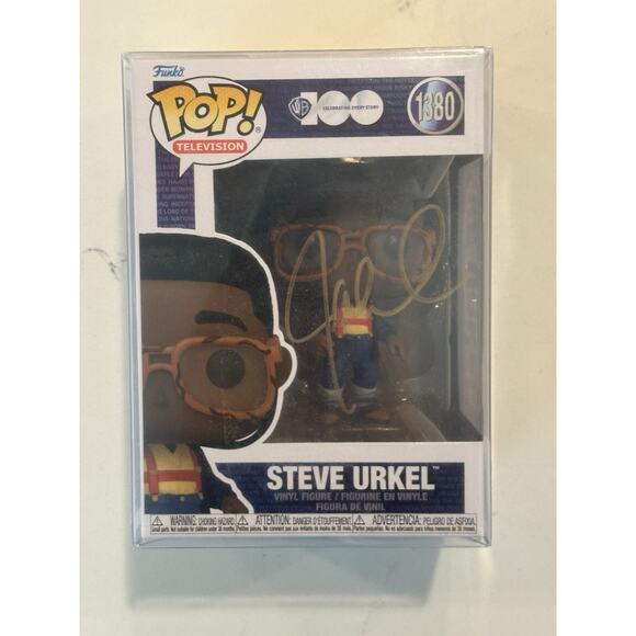 Signed Funko Pop TV Steve Urkel 1380 Autographed Gold Autograph - Picture 1 of 8